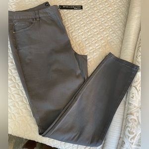 Dark grey skinny jeans